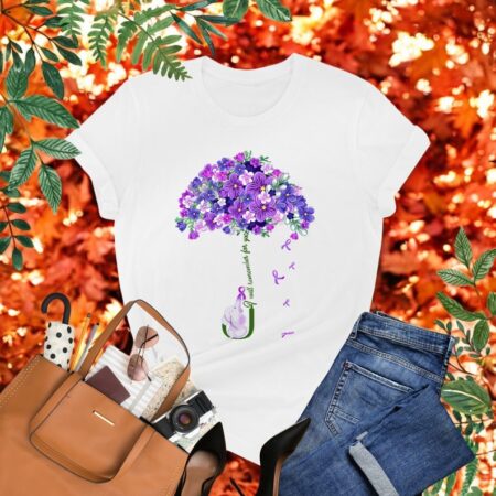 I Will Remember For You Alzheimers Flower Shirt Product Photo 1