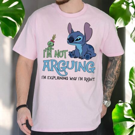 I'm Not Arguing I'm Explaining Why I'm Right Stitch Shirt Product Photo 1