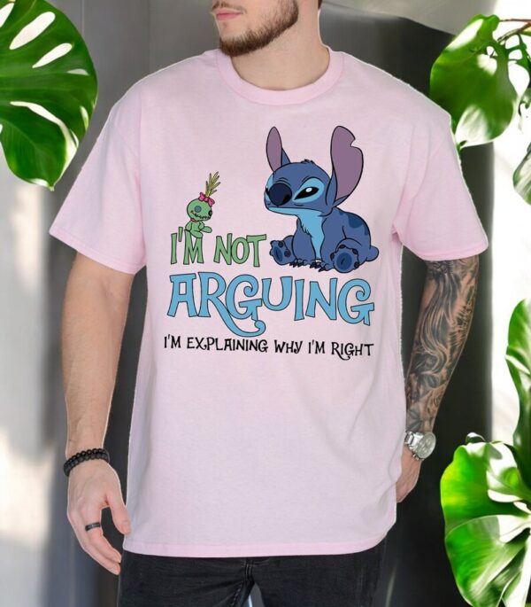 I'm Not Arguing I'm Explaining Why I'm Right Stitch Shirt Product Photo 1