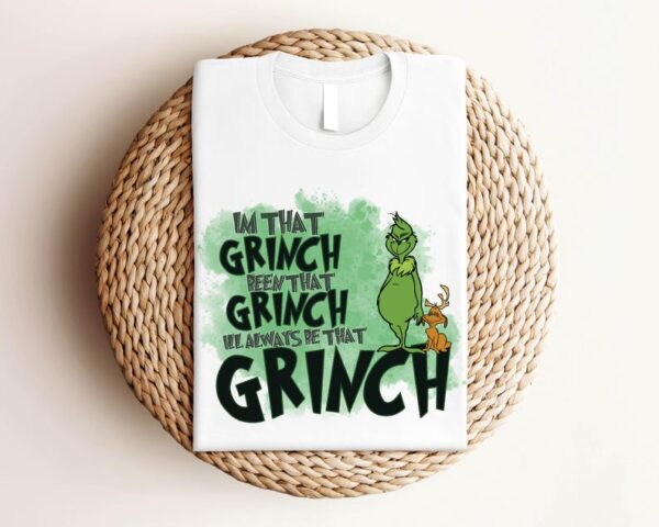 I'm That Grinch Been That Grinch Smoke T-Shirt Product Photo 1