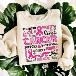 In October We Wear Pink Awareness Ribbon Shirt Product Photo 3