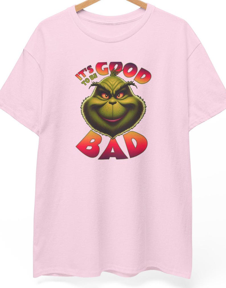 It's Good Bad Christmas Grinch Shirt Product Photo 2