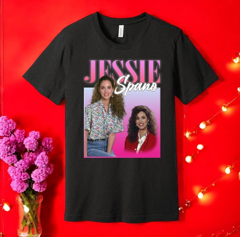 Jessie Spano Oversized Fashion T-Shirt Product Photo 2