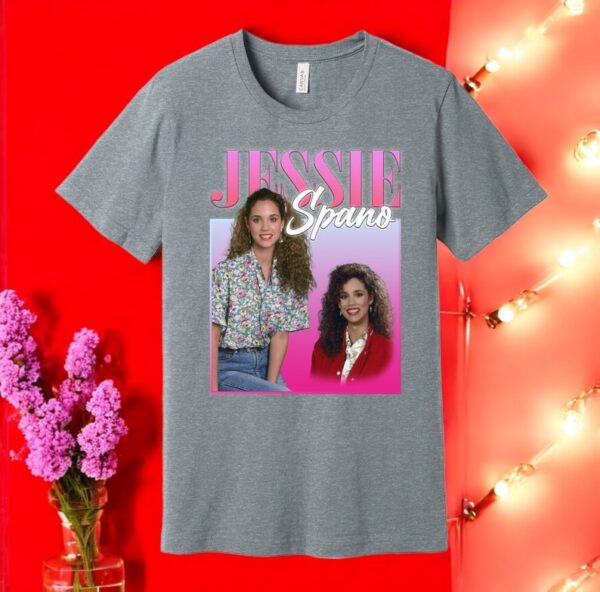 Jessie Spano Oversized Fashion T-Shirt Product Photo 1