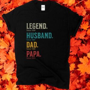 Legend Husband Daddy Papa Customized Shirt Product Photo 2