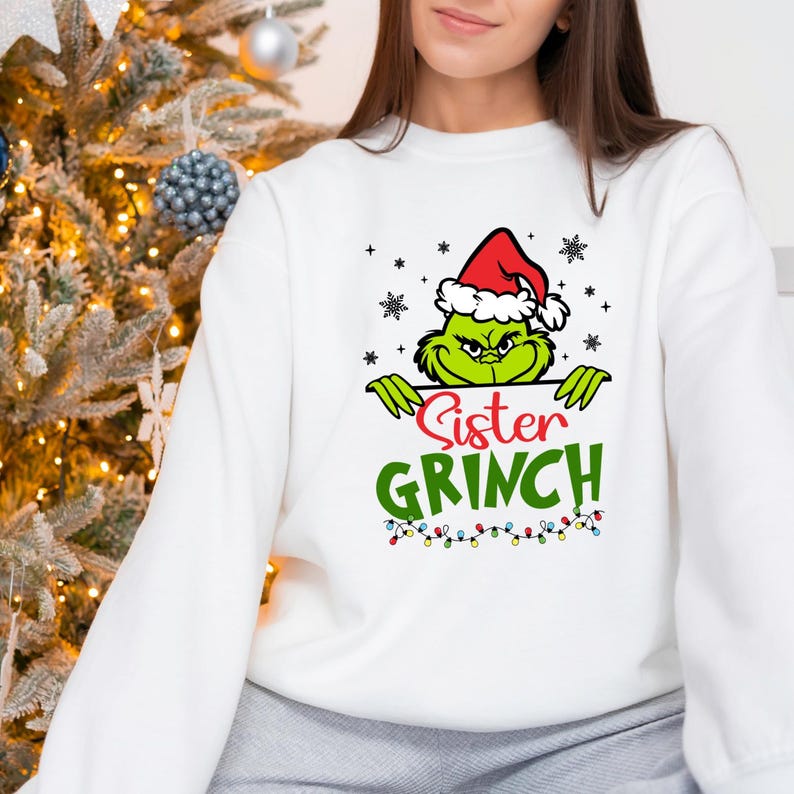 Matching Grinch Family Christmas Shirts Product Photo 2