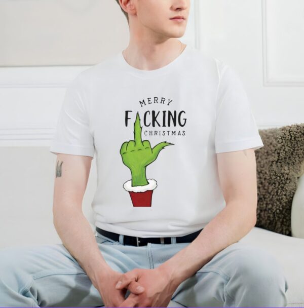 Merry Christmas Grinch Fucking Chirstmas Shirt Product Photo 1