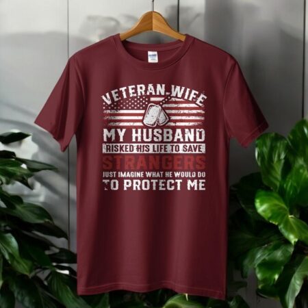 My Husband Risked His Life To Save Strangers Just Imagine What He Would Do To Protect Me T-Shirt Product Photo 1