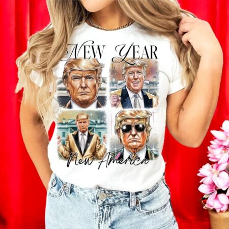 New Year Trump America 2025 T Shirt Product Photo 1