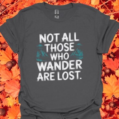 Not All Those Who Wander Are Lost T-Shirt Product Photo 1