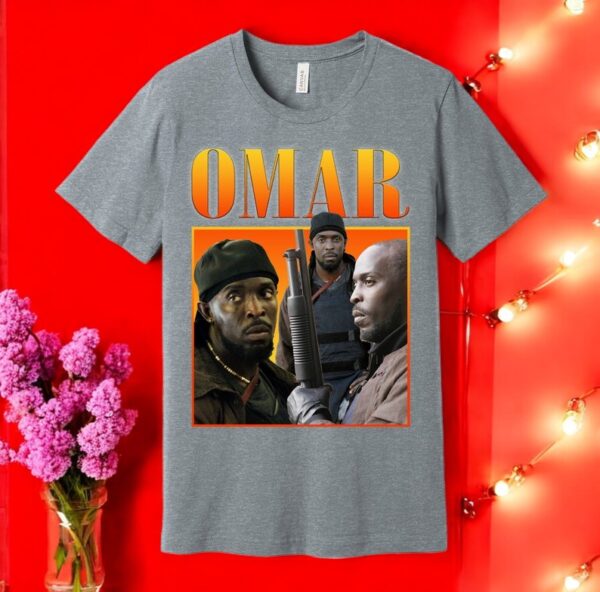 Omar Little Oversized Fashion T-Shirt Product Photo 1