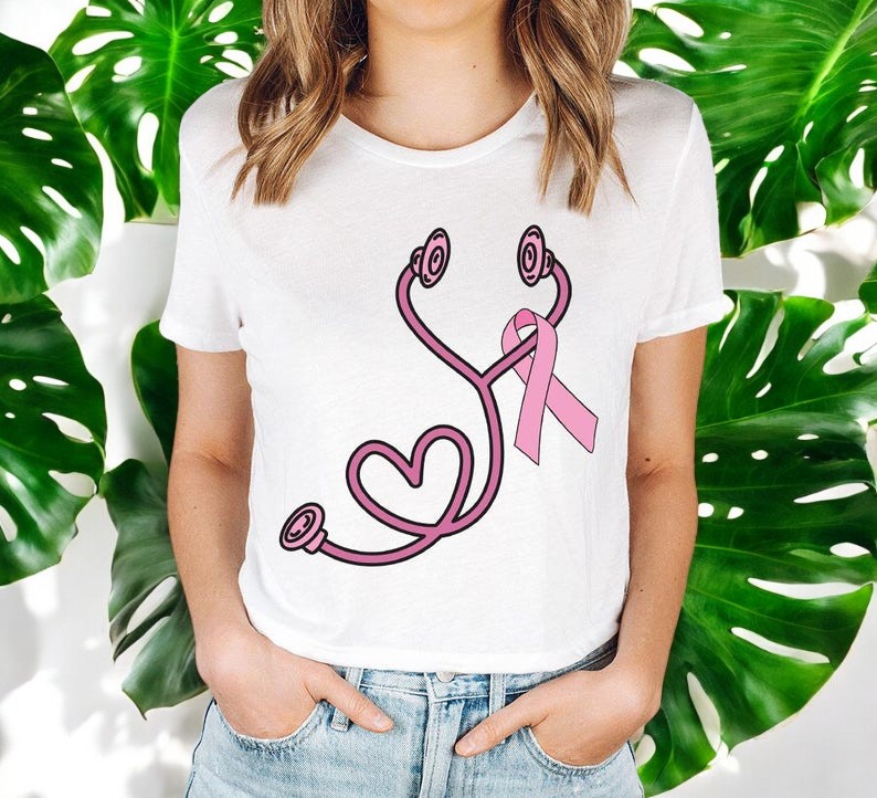 Oncology Nurse Breast Cancer Awareness Shirt Product Photo 2