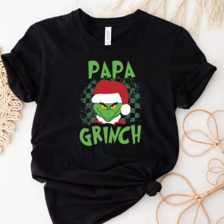 Papa Grinch Shirt Product Photo 1