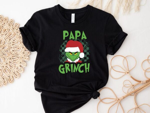 Papa Grinch Shirt Product Photo 1