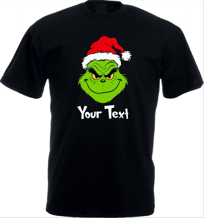 Personalised Grinch Christmas T-Shirt Product Photo 2