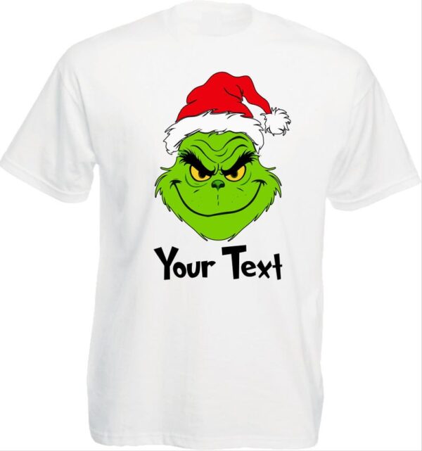 Personalised Grinch Christmas T-Shirt Product Photo 1