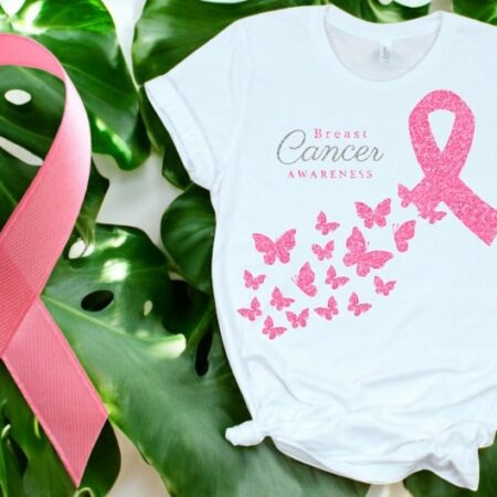 Pink Ribbon Hope Survivor Breast Cancer Shirt Product Photo 1