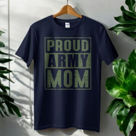 Proud Army Mom T-Shirt Product Photo 1