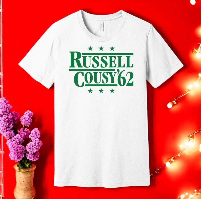 Russell & Cousy '62 - Political Campaign Parody Shirt Product Photo 2