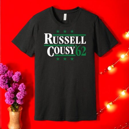 Russell & Cousy '62 - Political Campaign Parody Shirt Product Photo 1