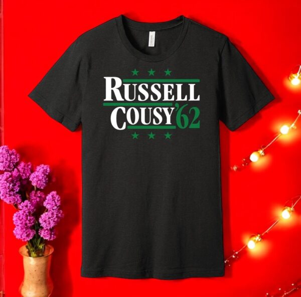 Russell & Cousy '62 - Political Campaign Parody Shirt Product Photo 1