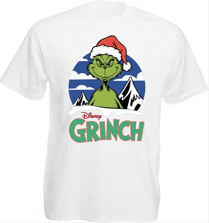 Santa Grinch Face Funny Holiday Shirt Product Photo 2