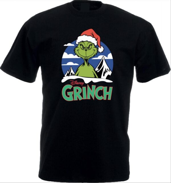 Santa Grinch Face Funny Holiday Shirt Product Photo 1