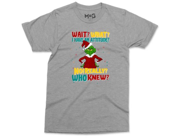 Santa Grinch Funny Slogan Grinchmas T-Shirt Product Photo 1