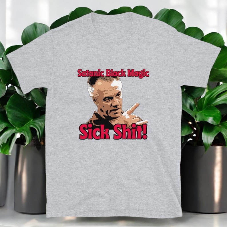 Satanic Black Magic Sick Shit T Shirt Product Photo 2