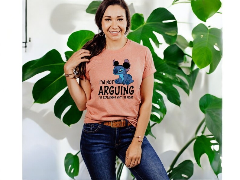 Stitch I'm Not Arguing Shirts Product Photo 2