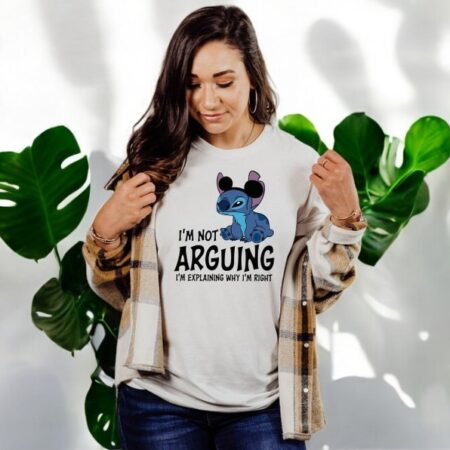 Stitch I'm Not Arguing Shirts Product Photo 1