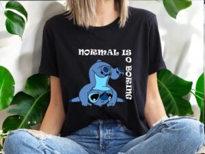 Stitch Normal Is O Boring Shirt Product Photo 2