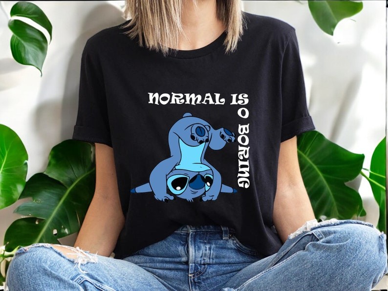 Stitch Normal Is O Boring Shirt Product Photo 2