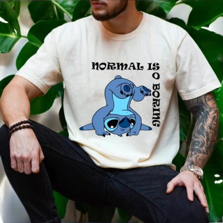 Stitch Normal Is O Boring Shirt Product Photo 1