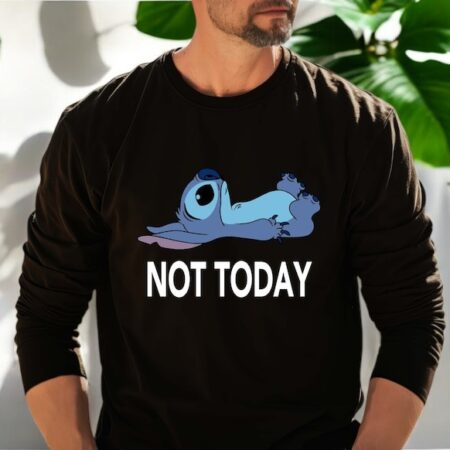 Stitch Not Today Shirt Product Photo 1