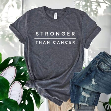 Stronger Than Cancer Inspirational Shirt Product Photo 1