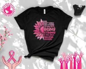 Sunflower Ribbon Cancer Awareness Shirt Product Photo 2