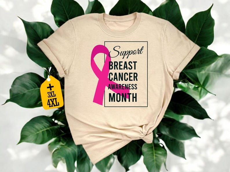 Support Breast Cancer Awareness Month Shirt Product Photo 2