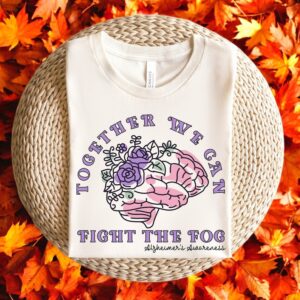 Together We Gay Fight The Fog Alzheimer Awareness Shirt Product Photo 3