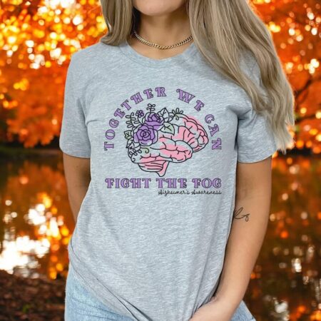 Together We Gay Fight The Fog Alzheimer Awareness Shirt Product Photo 1