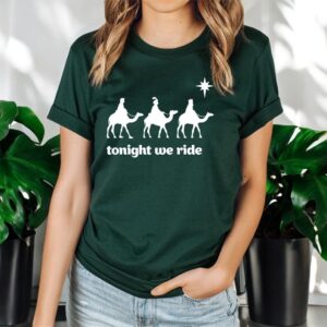 Tonight We Ride Christmas T Shirt Product Photo 3