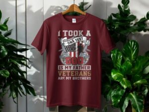 Took A Dna Test God Is My Father Veterans Are My Brothers T-Shirt Product Photo 3