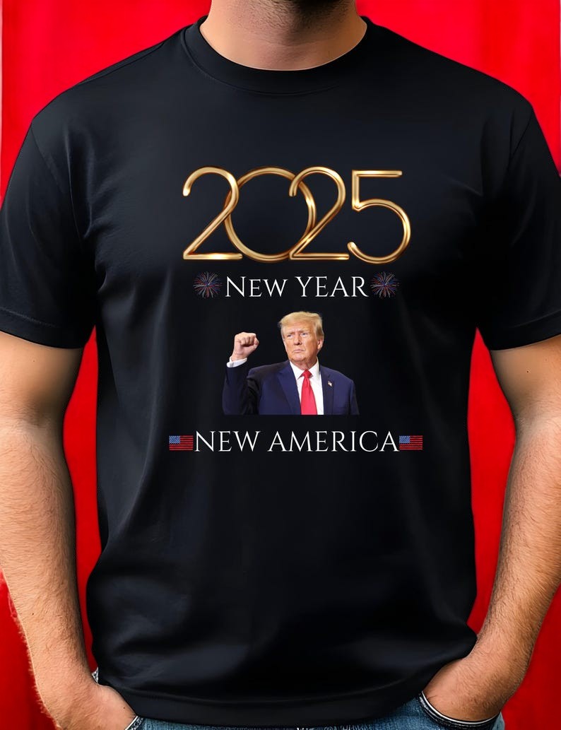 Trump New Years Eve Shirt To Ring In 2025 T Shirt Product Photo 2