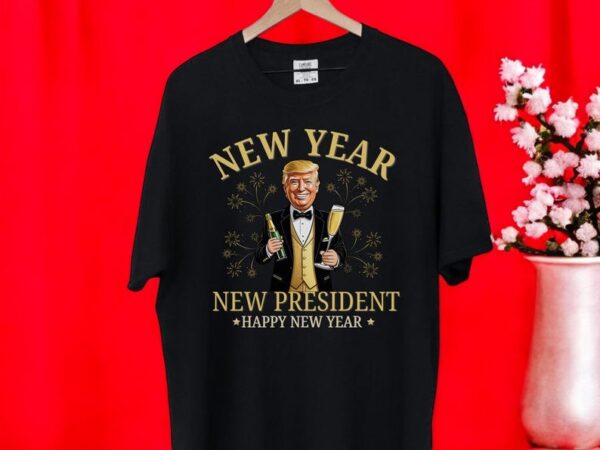 Trump New Years Eve, Trump New Year Tee Funny Trump Shirt Product Photo 1