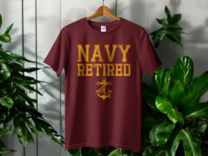 Us Navy Retired T-Shirt Product Photo 2