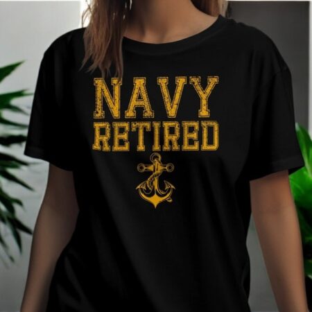 Us Navy Retired T-Shirt Product Photo 1