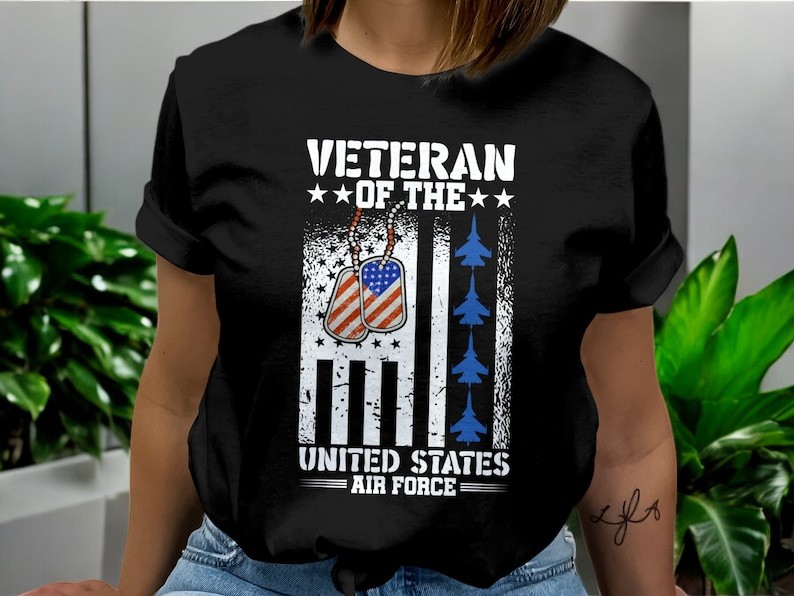 Veteran Of The United States Air Force T-Shirt Product Photo 2