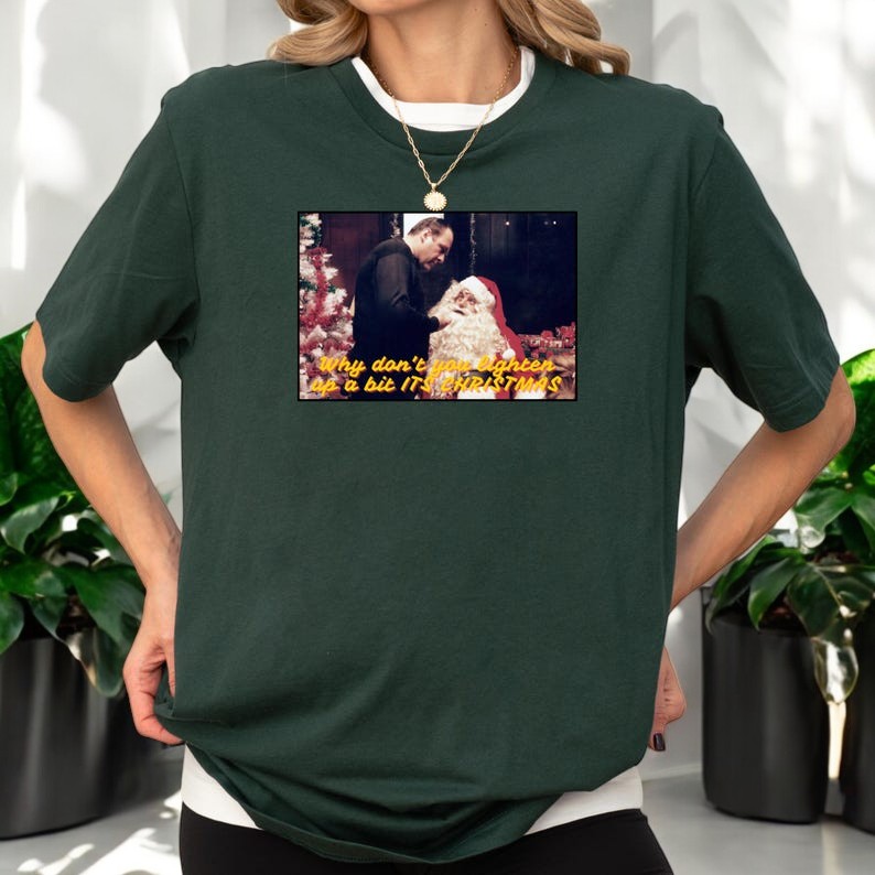 Why Don't You Lighten Up A Bit It's Christmas Shirt Product Photo 2