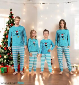 Cookie Monster Are You Makin Cookies Christmas Couples Family Mathching Pajamas Set Product Photo 4