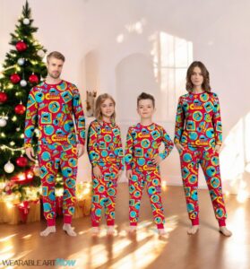 Cookie Monster Christmas Me Want Cookie Family Matching Pajama Se Product Photo 3